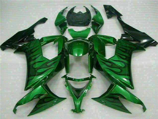 Vert Flamme Carénage ZX10R 08-10 Vert Flamme Carénage ZX10R 08-10