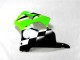 Vert Noir Blanc Carénage ZX6R 00-02 Vert Noir Blanc Carénage ZX6R 00-02