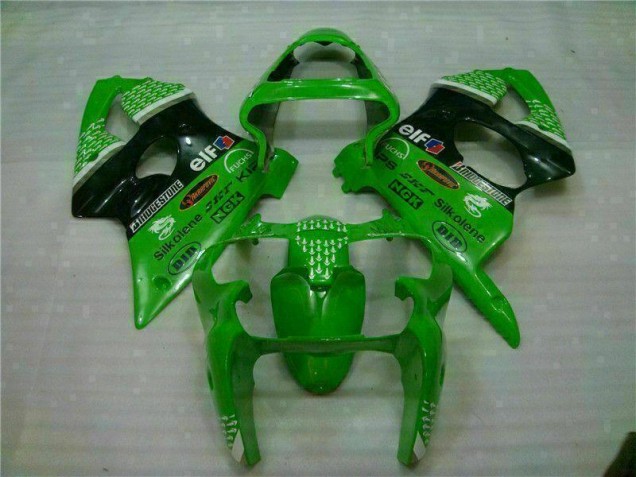 Vert Noir Carénages ZX6R 00-02