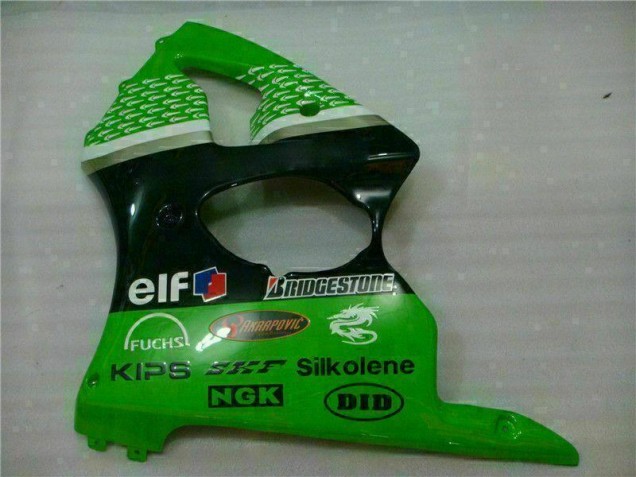 Vert Noir Carénages ZX6R 00-02