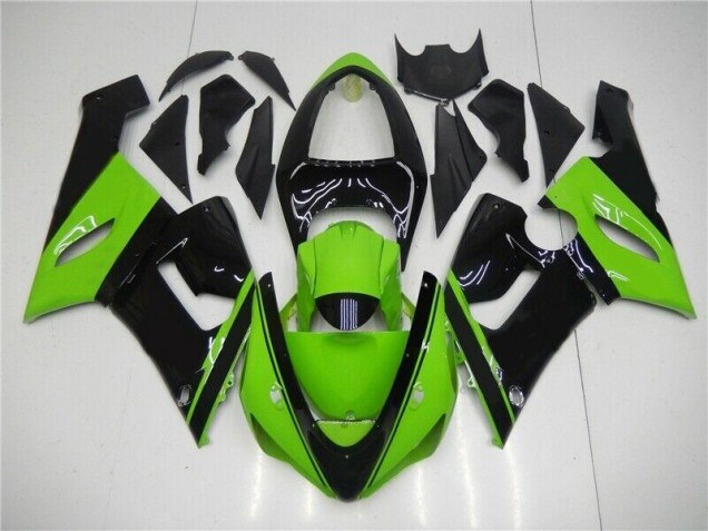 Vert Noir Carénages ZX6R 05-06 Vert Noir Carénages ZX6R 05-06