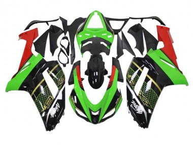 Vert Noir Carénages ZX6R 07-08