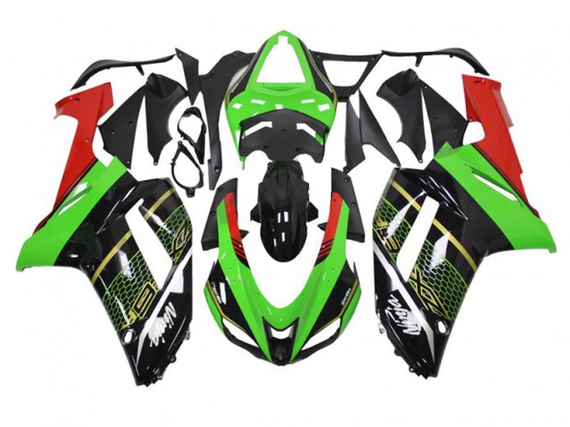 Vert Noir Carénages ZX6R 07-08 Vert Noir Carénages ZX6R 07-08