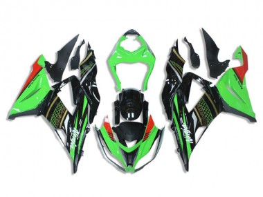 Vert Noir Carénages ZX6R 13-18