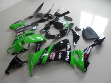 Vert Noir Kick Carénage ZX10R 08-10