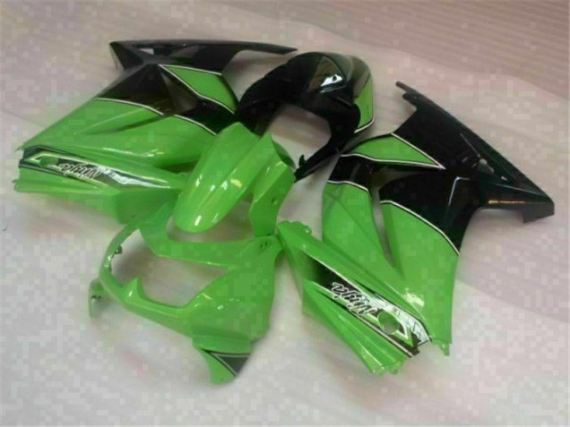 Vert Noir Kit Carénages Complet EX250 08-12 Vert Noir Kit Carénages Complet EX250 08-12