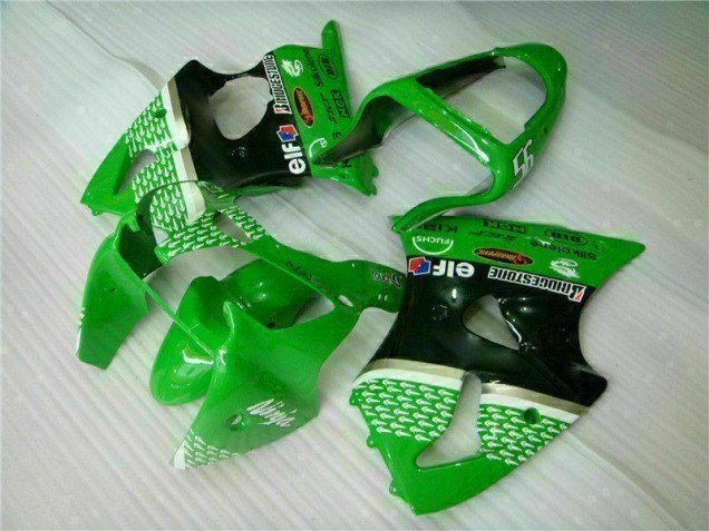 Vert Noir Kit Carénages & Plastique ZX6R 00-02 Vert Noir Kit Carénages & Plastique ZX6R 00-02