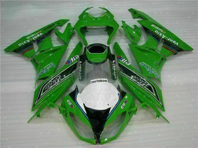 Vert Noir LeoVince Carénage ZX6R 09-12 Vert Noir LeoVince Carénage ZX6R 09-12