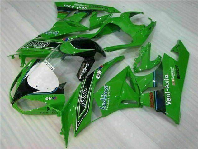 Vert Noir LeoVince Carénage ZX6R 09-12 Vert Noir LeoVince Carénage ZX6R 09-12
