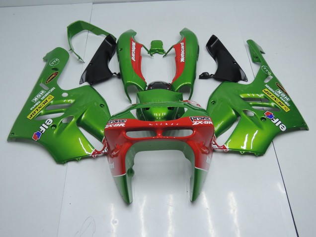 Vert Rouge Carénage ZX9R 94-97 Vert Rouge Carénage ZX9R 94-97