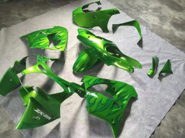 Vert Vert Flamme Carénage ZX9R 00-01