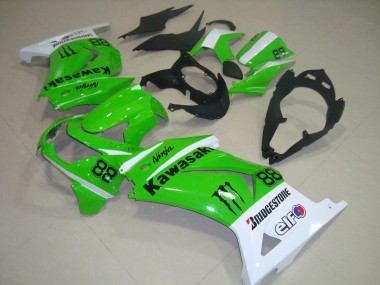 Vert et Blanc Carénage ZX 250R 08-12